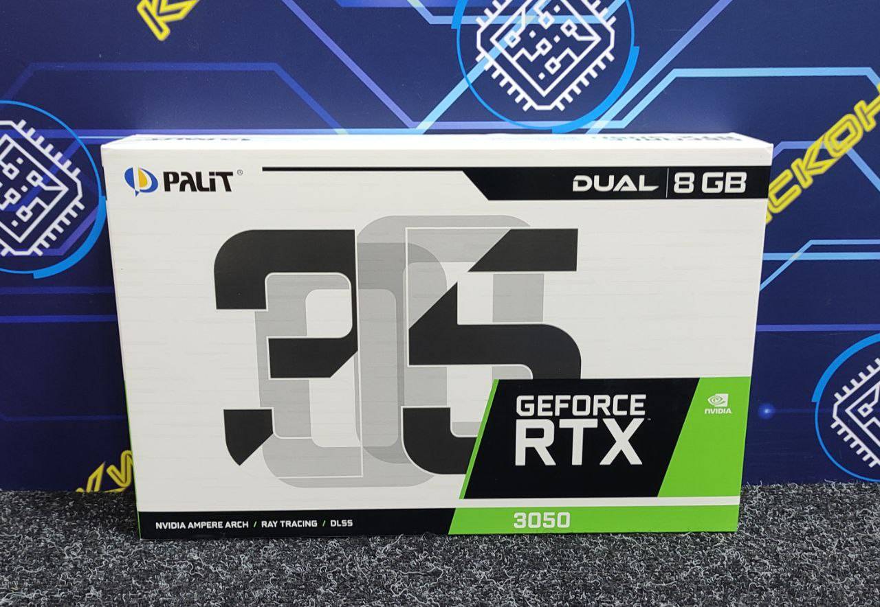 GeForce RTX 3050 Dual 8GB купить бу с рук